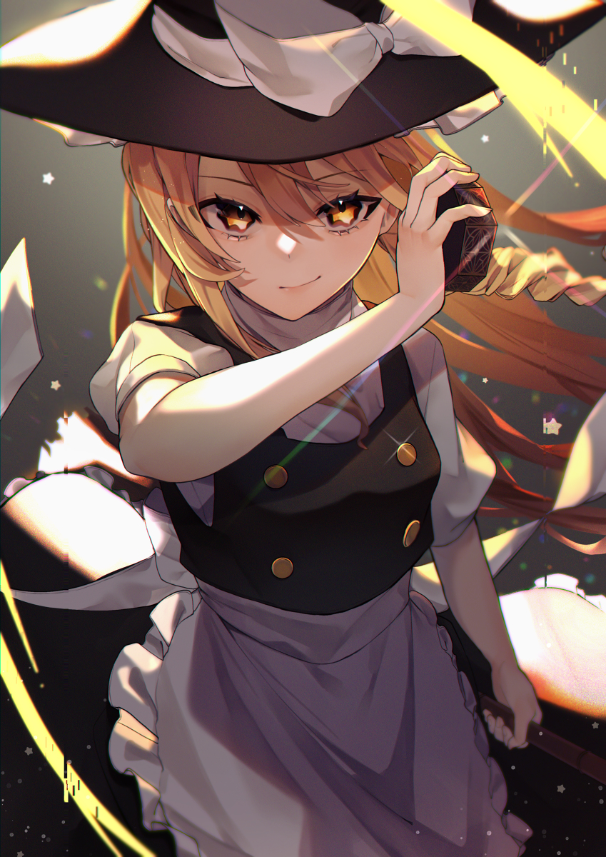 This is a pixiv picture whose title is 普通の魔法使い.