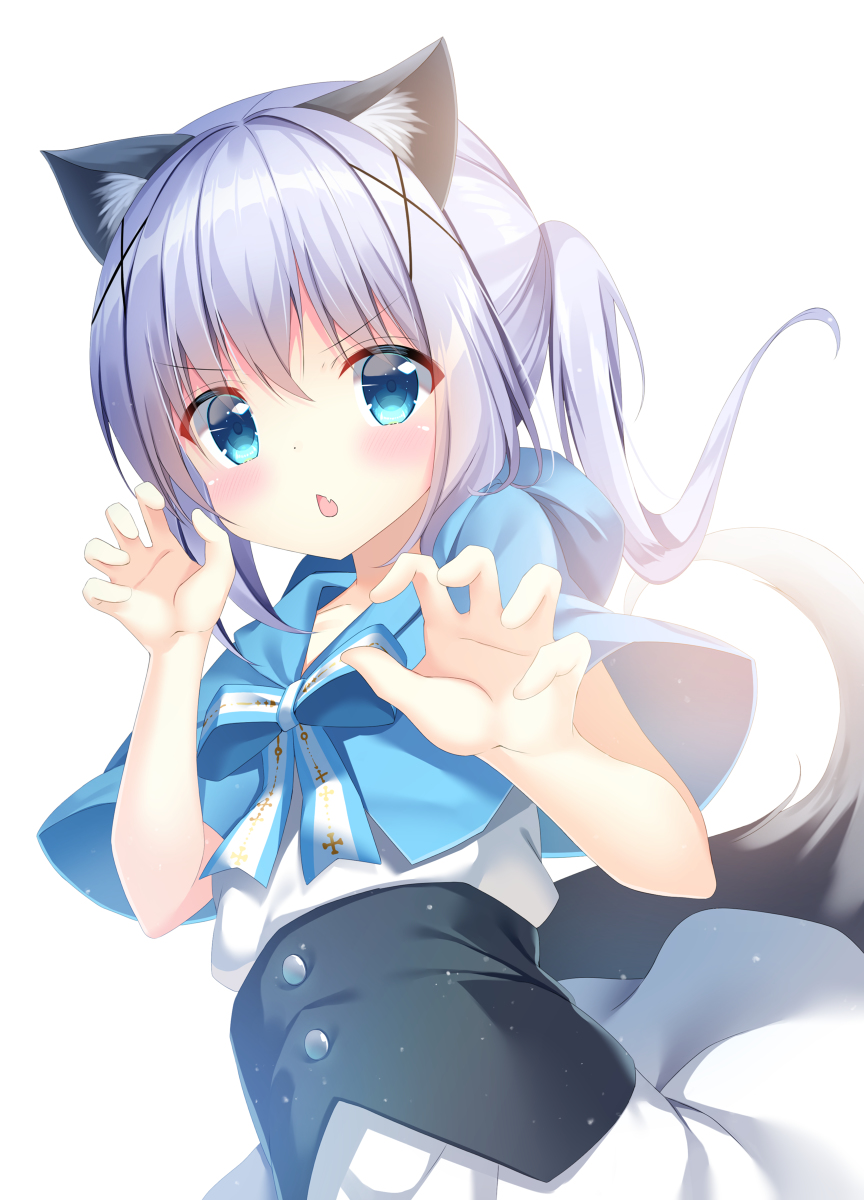 This is a pixiv picture whose title is 狼チノちゃん.