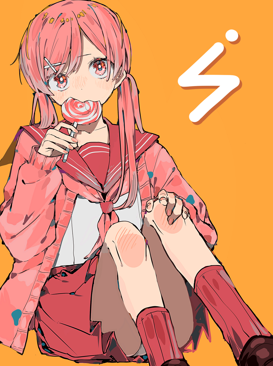This is a pixiv picture whose title is 飴.