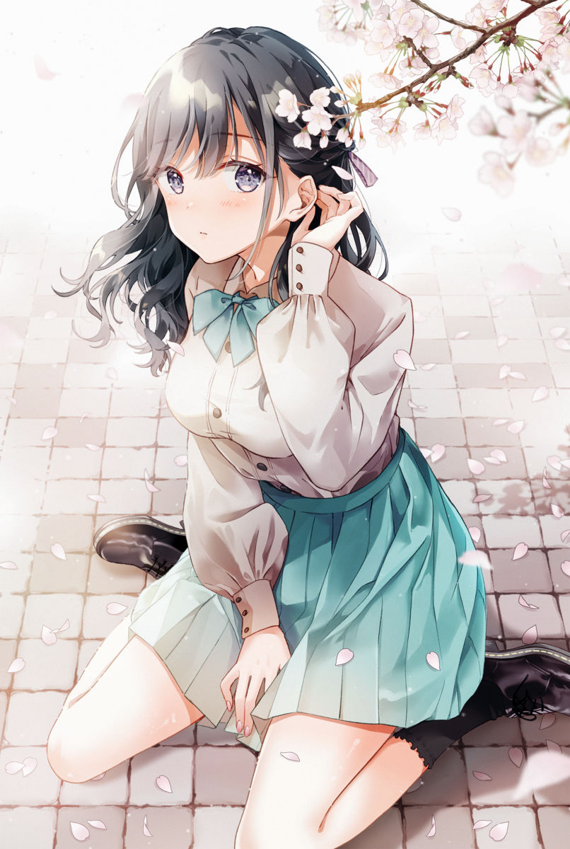 This is a pixiv picture whose title is 出会い.