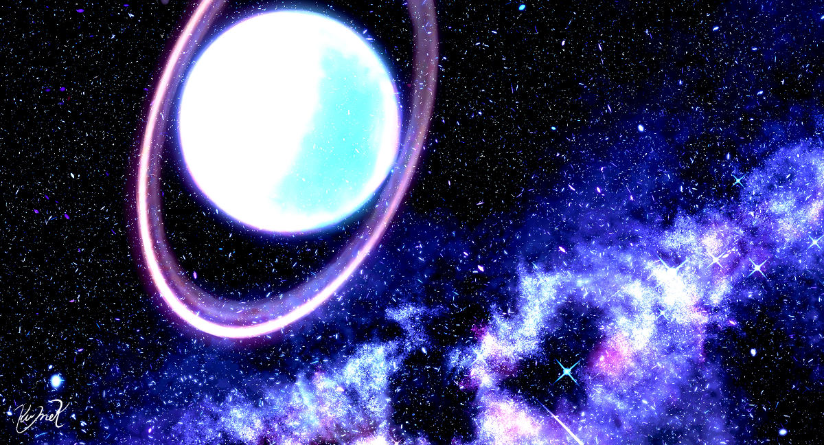 This is a pixiv picture whose title is 天王星.