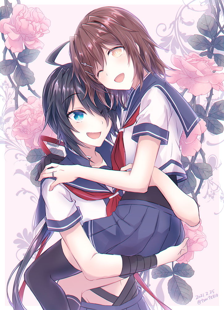 This is a pixiv picture whose title is 抱えきれないほどの君への愛を.