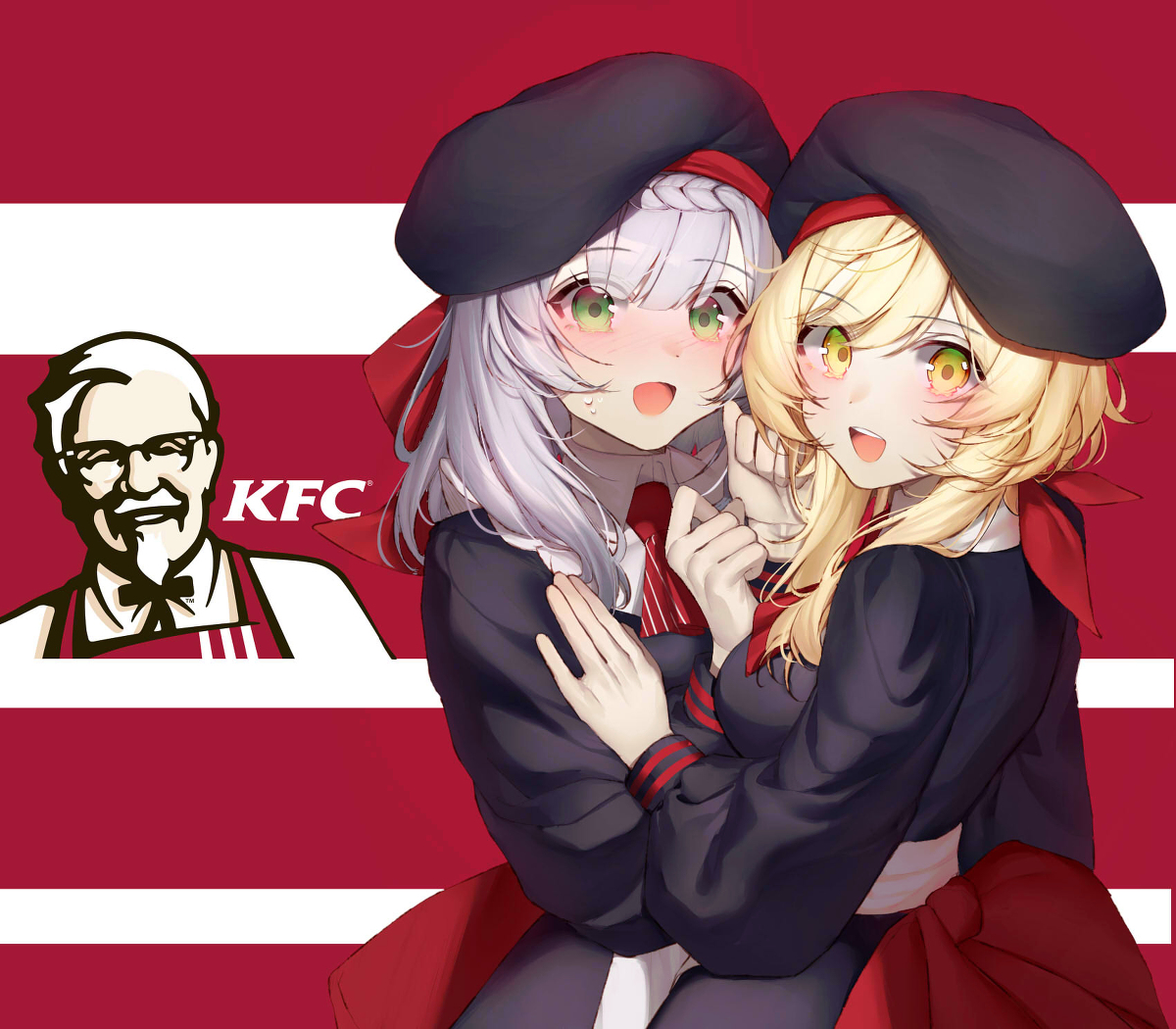 This is a pixiv picture whose title is KFC食べたい!!.