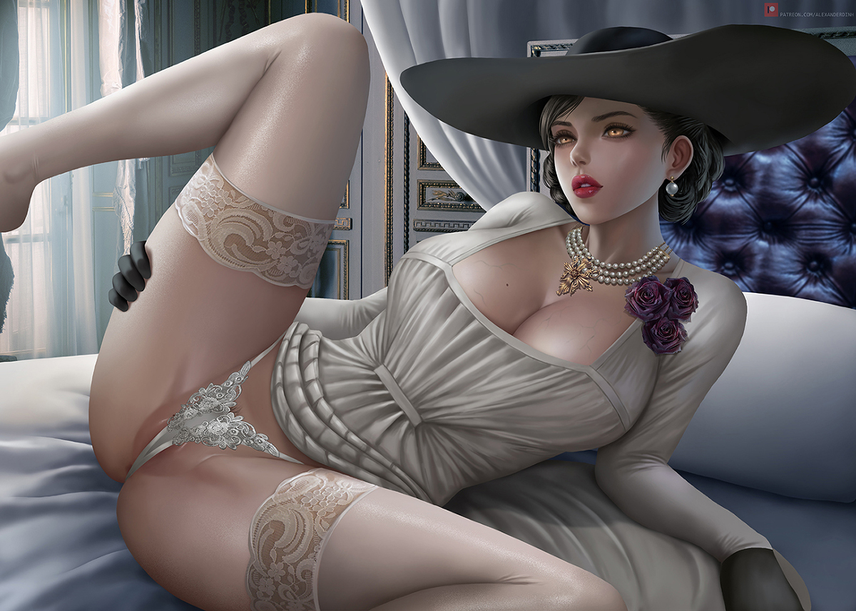 This is a pixiv picture whose title is Alcina Dimitrescu (RE 8).