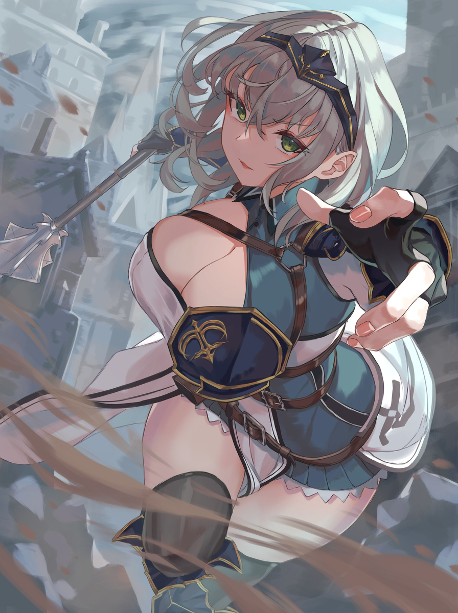 This is a pixiv picture whose title is かっこいい方のノエル団長.