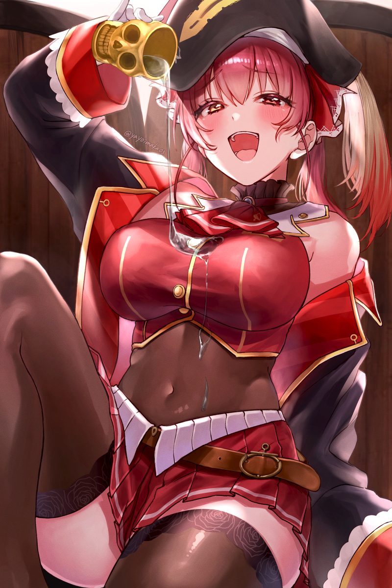 This is a pixiv picture whose title is 酔っ払い船長🏴‍☠️.