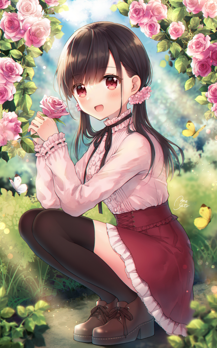 This is a pixiv picture whose title is バラの香りの女の子.