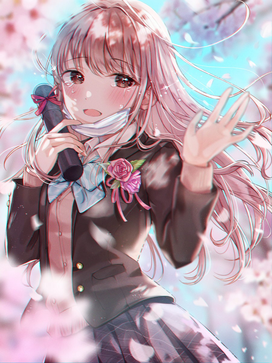 This is a pixiv picture whose title is 🌸.