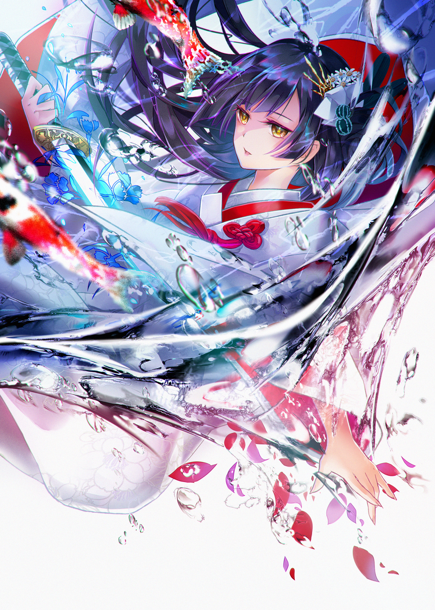 This is a pixiv picture whose title is 生まれいづる.