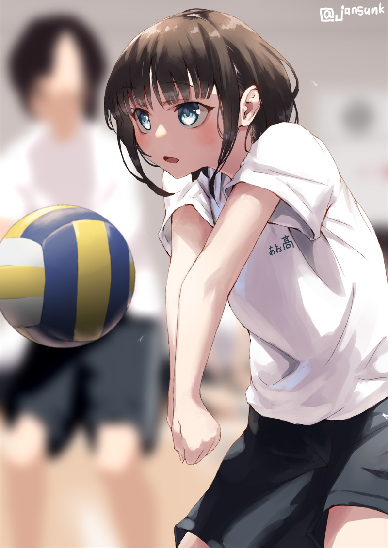 This is a pixiv picture whose title is レシーブ失敗.
