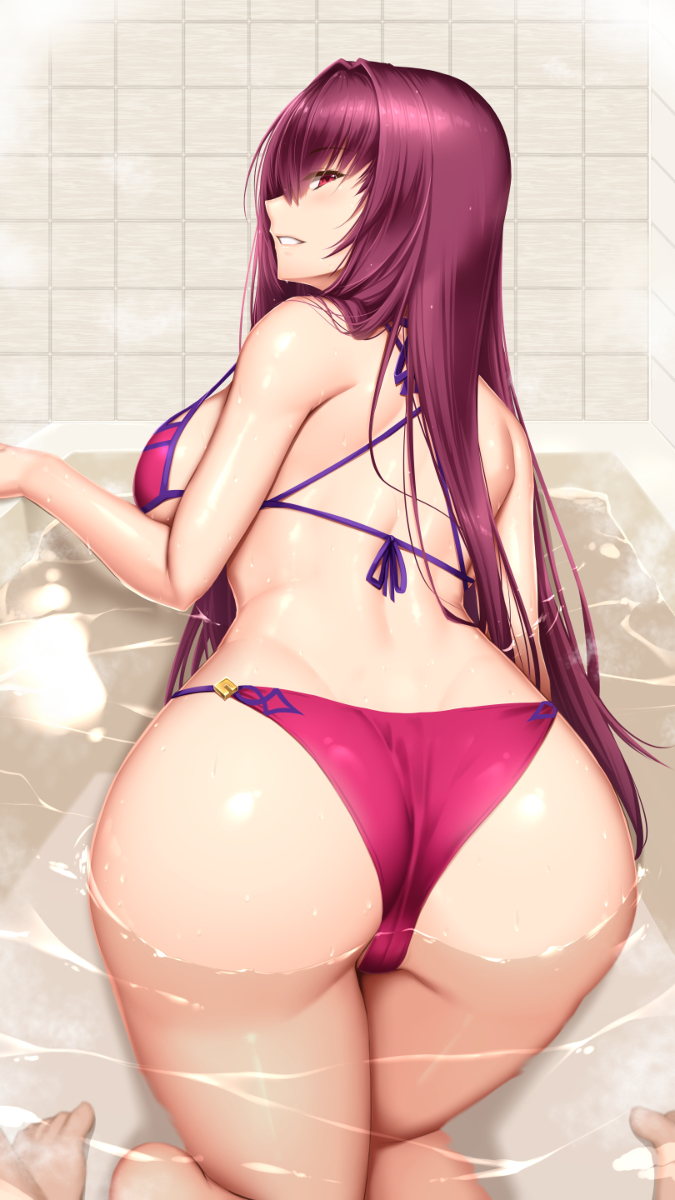 This is a pixiv picture whose title is 混浴シナリオのやつ.