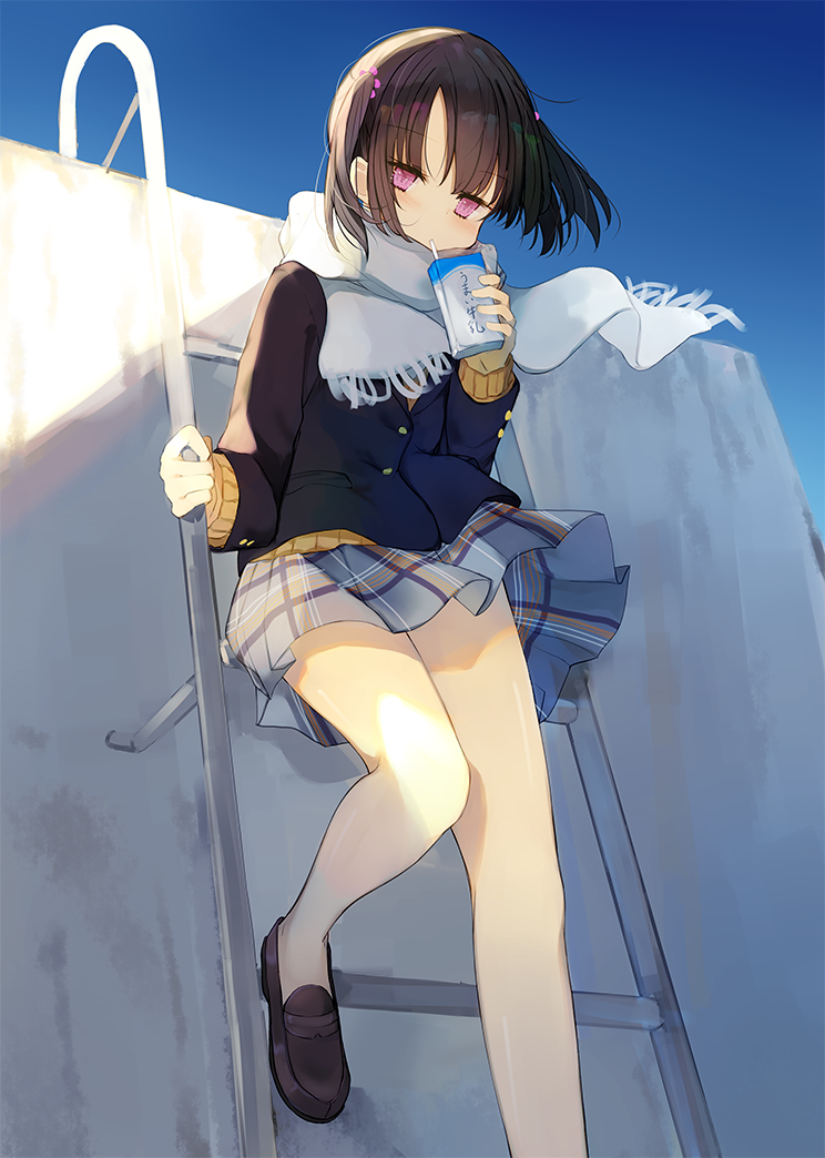 This is a pixiv picture whose title is 快晴.