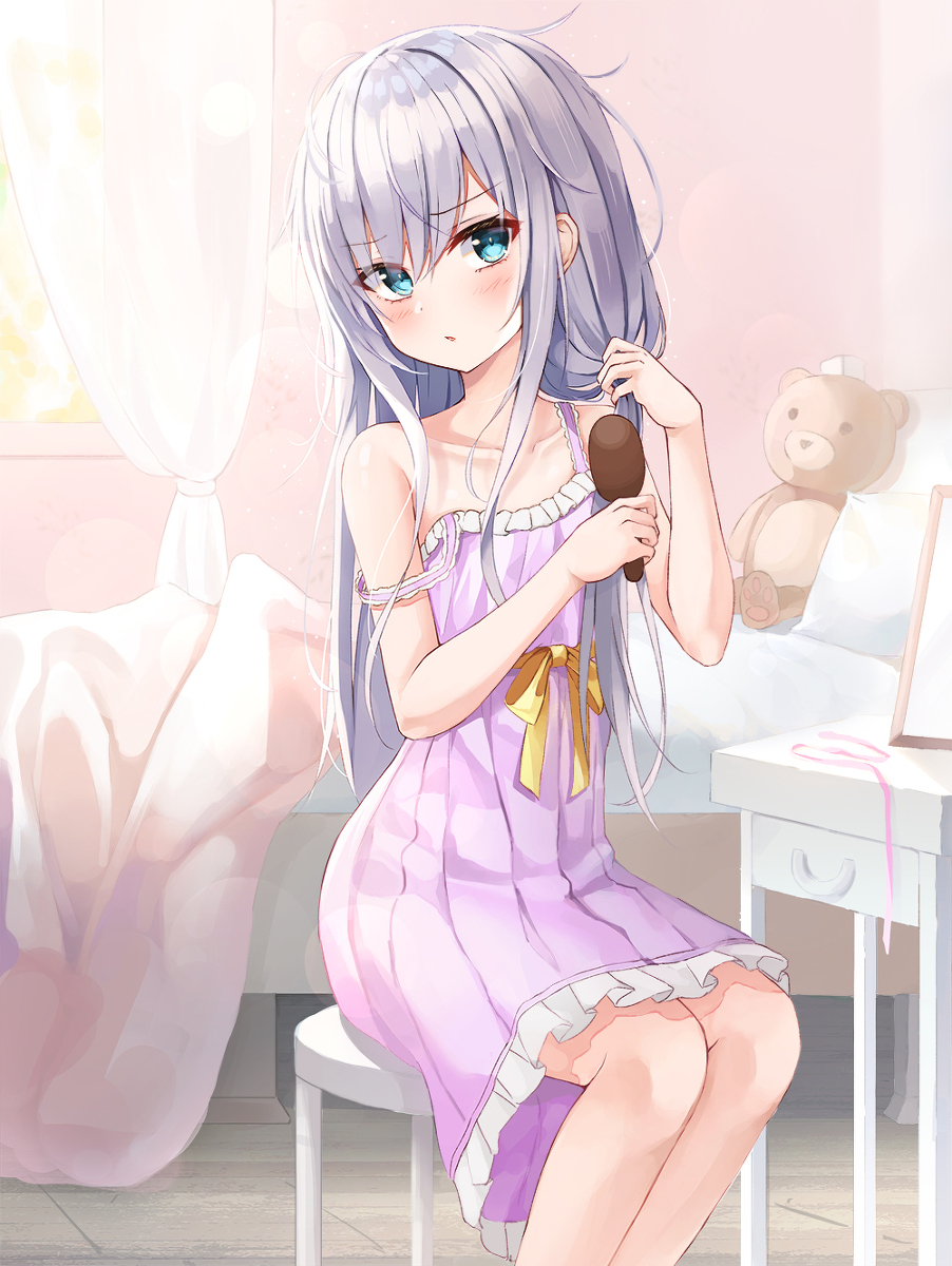 This is a pixiv picture whose title is 少女.
