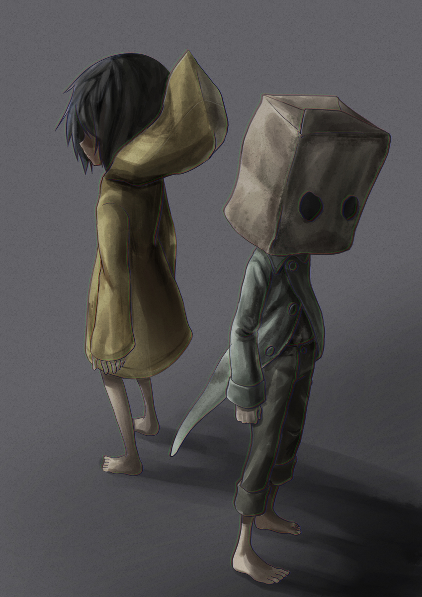 This is a pixiv picture whose title is リトルナイトメア２.