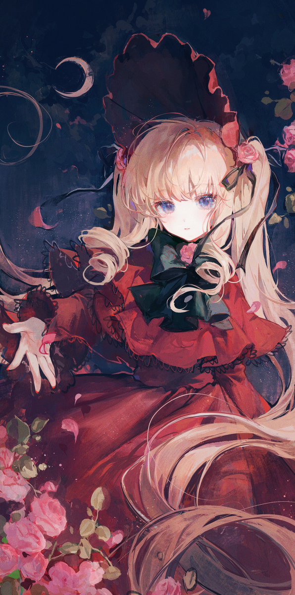 This is a pixiv picture whose title is ☽.