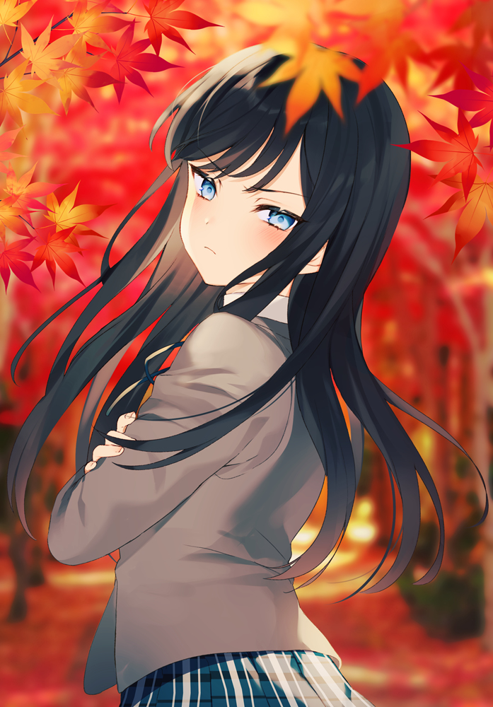 This is a pixiv picture whose title is 絶対にデレてはいけないツンデレ.