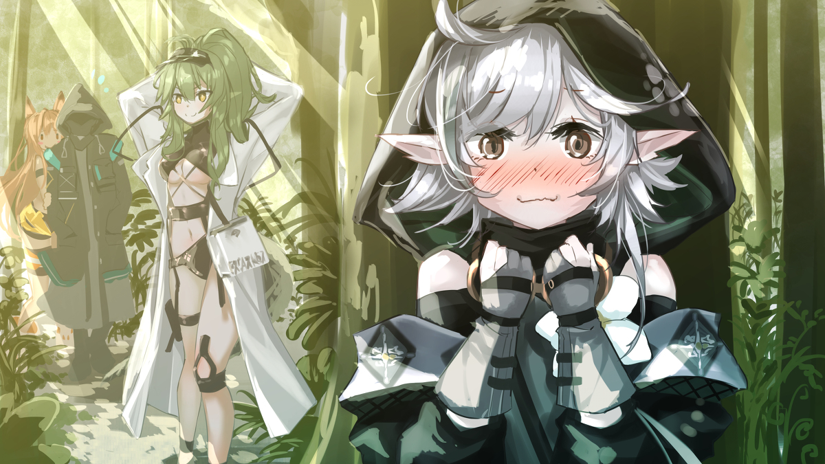 This is a pixiv picture whose title is 再会のどきどき.