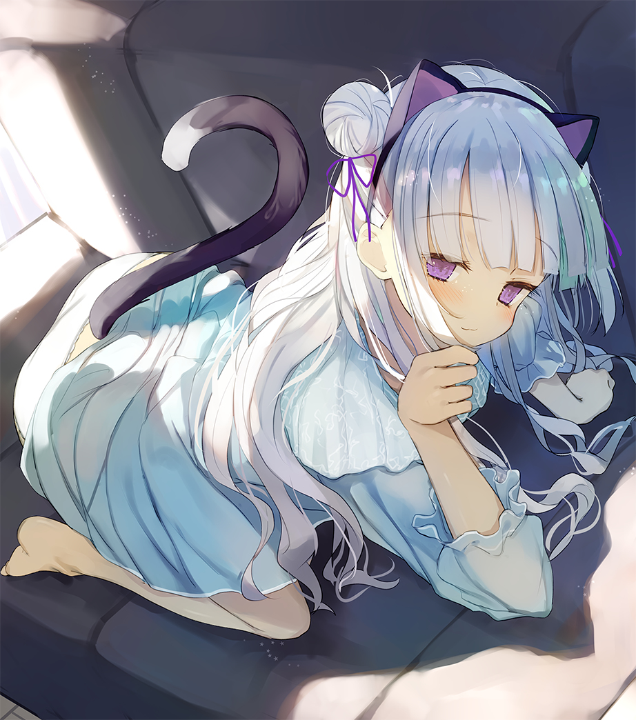 This is a pixiv picture whose title is 家ねこ.