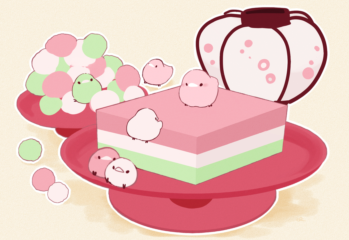 This is a pixiv picture whose title is ひなまつり.