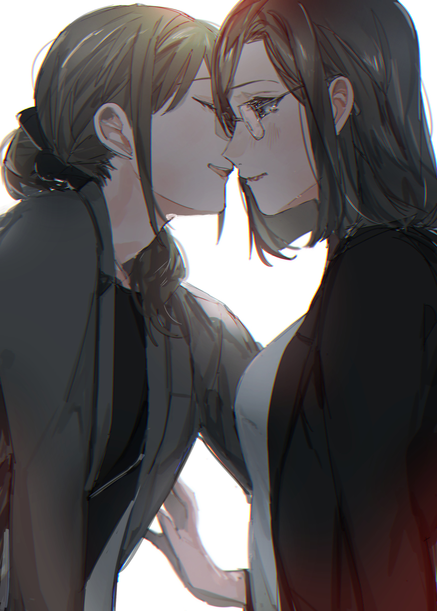 This is a pixiv picture whose title is 上司×部下②.