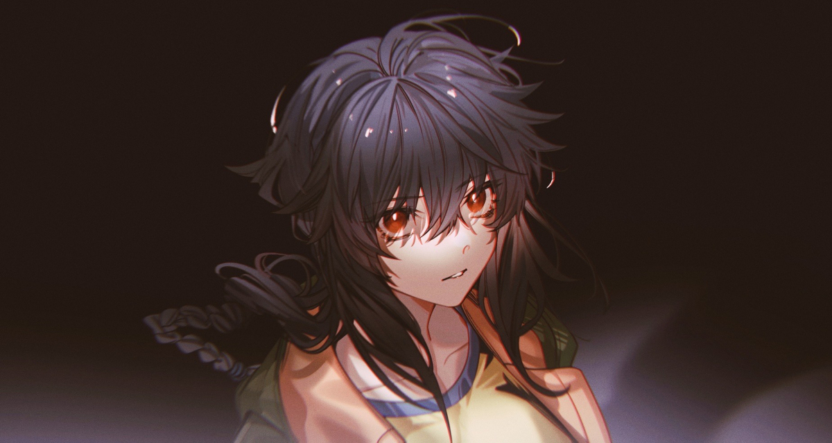 This is a pixiv picture whose title is 人狼.