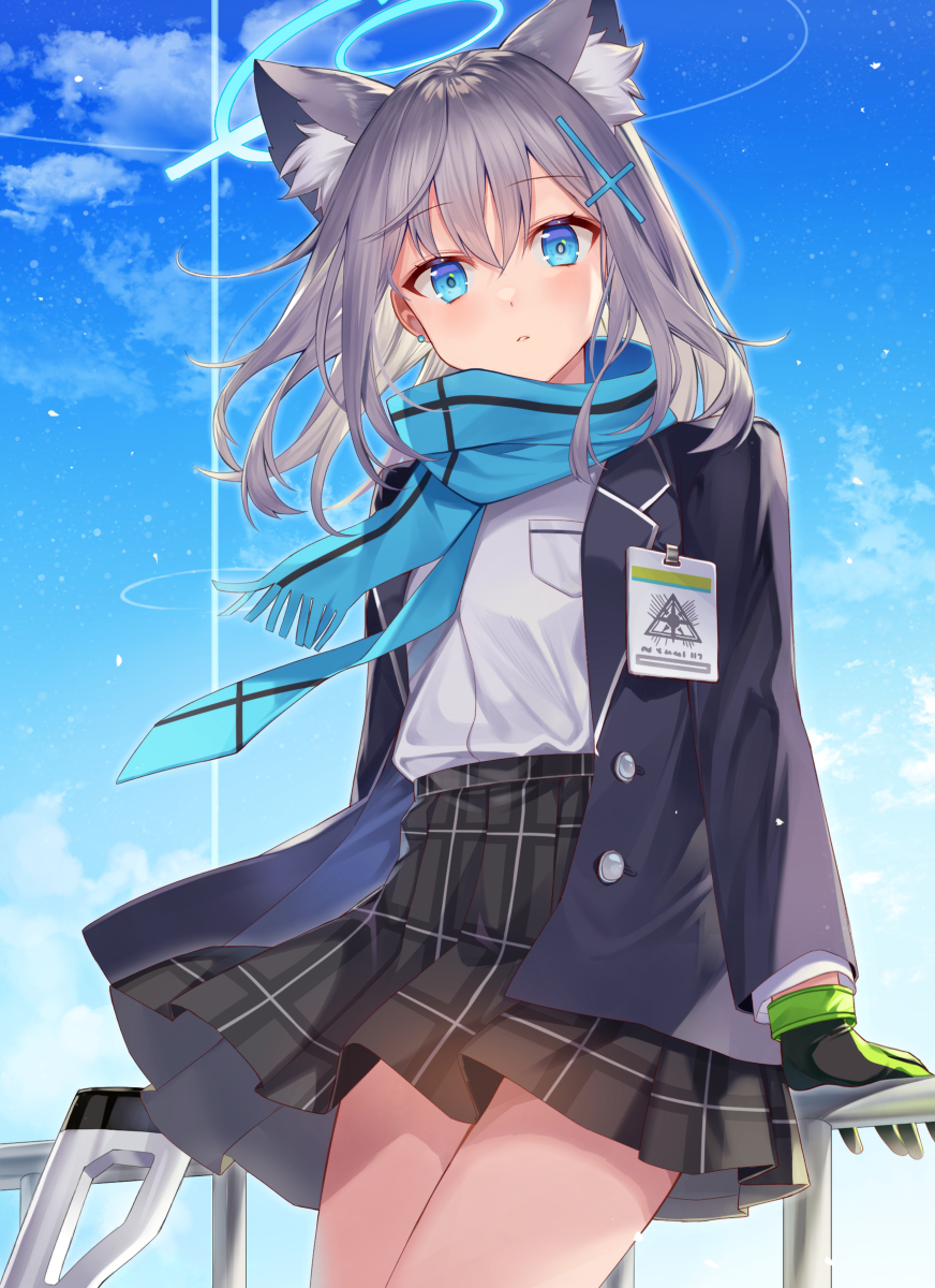 This is a pixiv picture whose title is シロコ.
