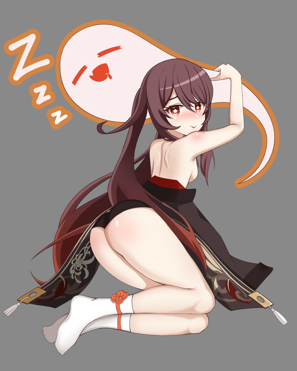 This is a pixiv picture whose title is 원신 호두.