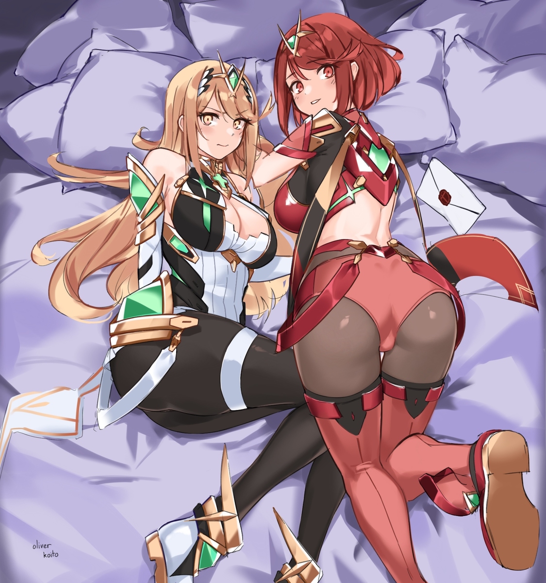 This is a pixiv picture whose title is Xenoblade Chronicles 2.