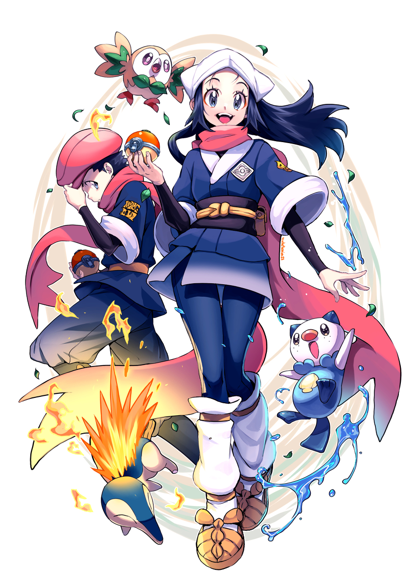 This is a pixiv picture whose title is Pokémon Legends: Arceus 落書き.