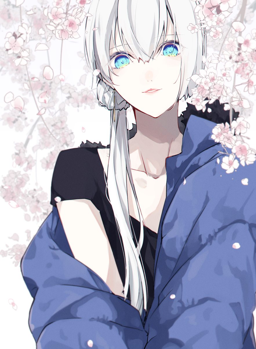 This is a pixiv picture whose title is 桜.