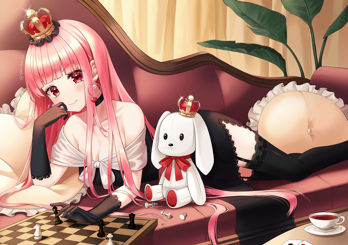This is a pixiv picture whose title is Queen & Chess.