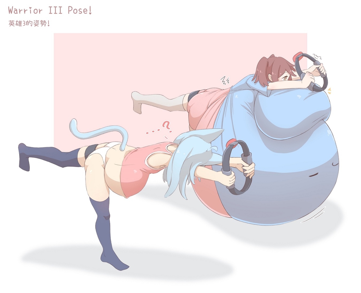 This is a pixiv picture whose title is Keep Training!.