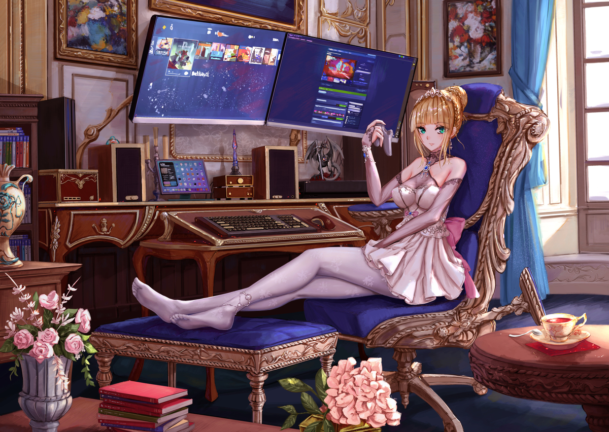 This is a pixiv picture whose title is Royal game.