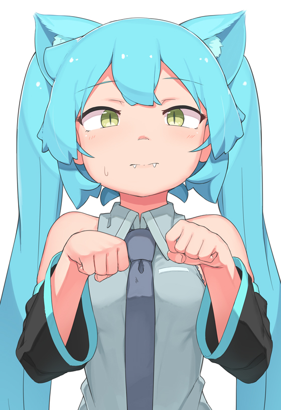 This is a pixiv picture whose title is にゃん.