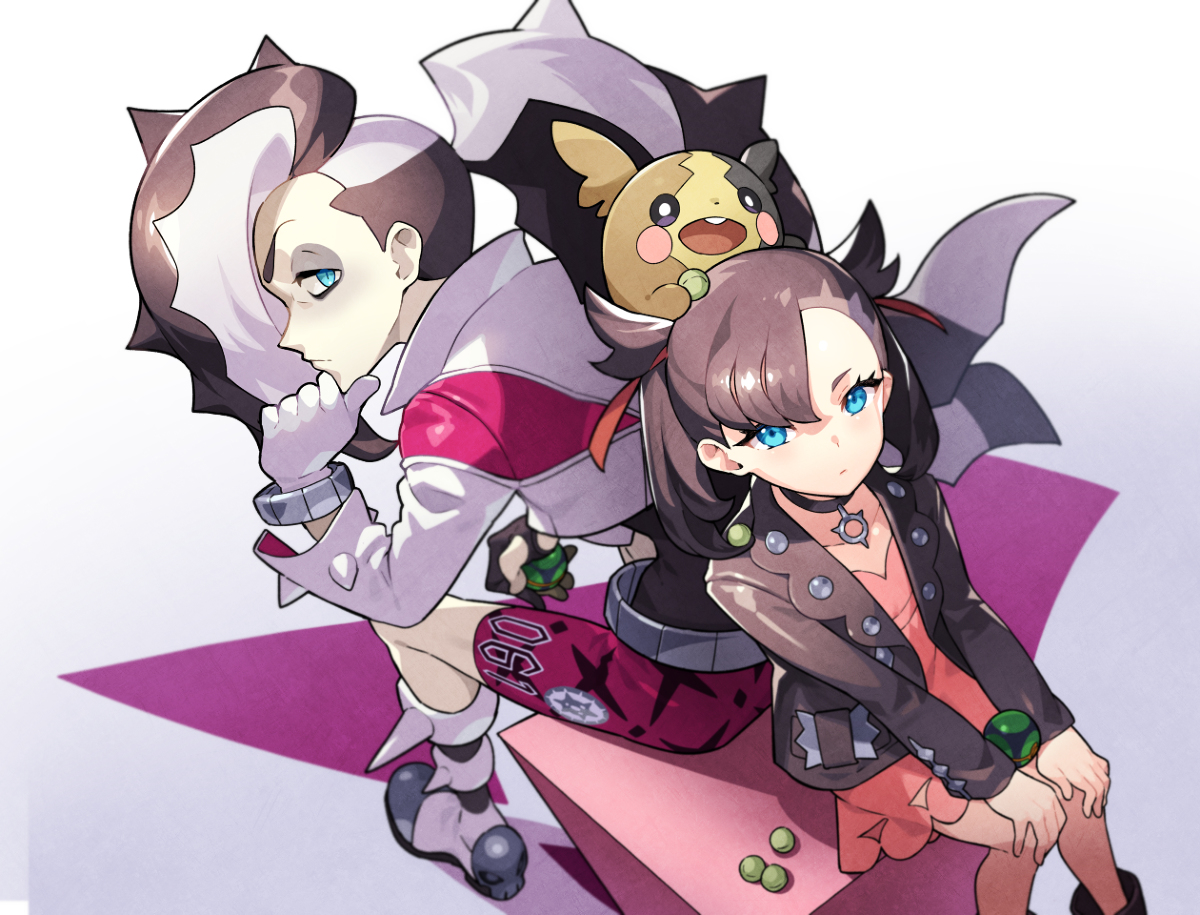 This is a pixiv picture whose title is ネズさんと妹さん.