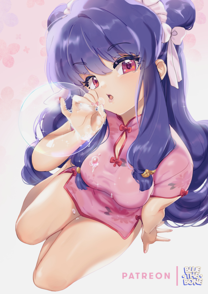 This is a pixiv picture whose title is [ILLUST] Shampoo Bubbles [RANMA].