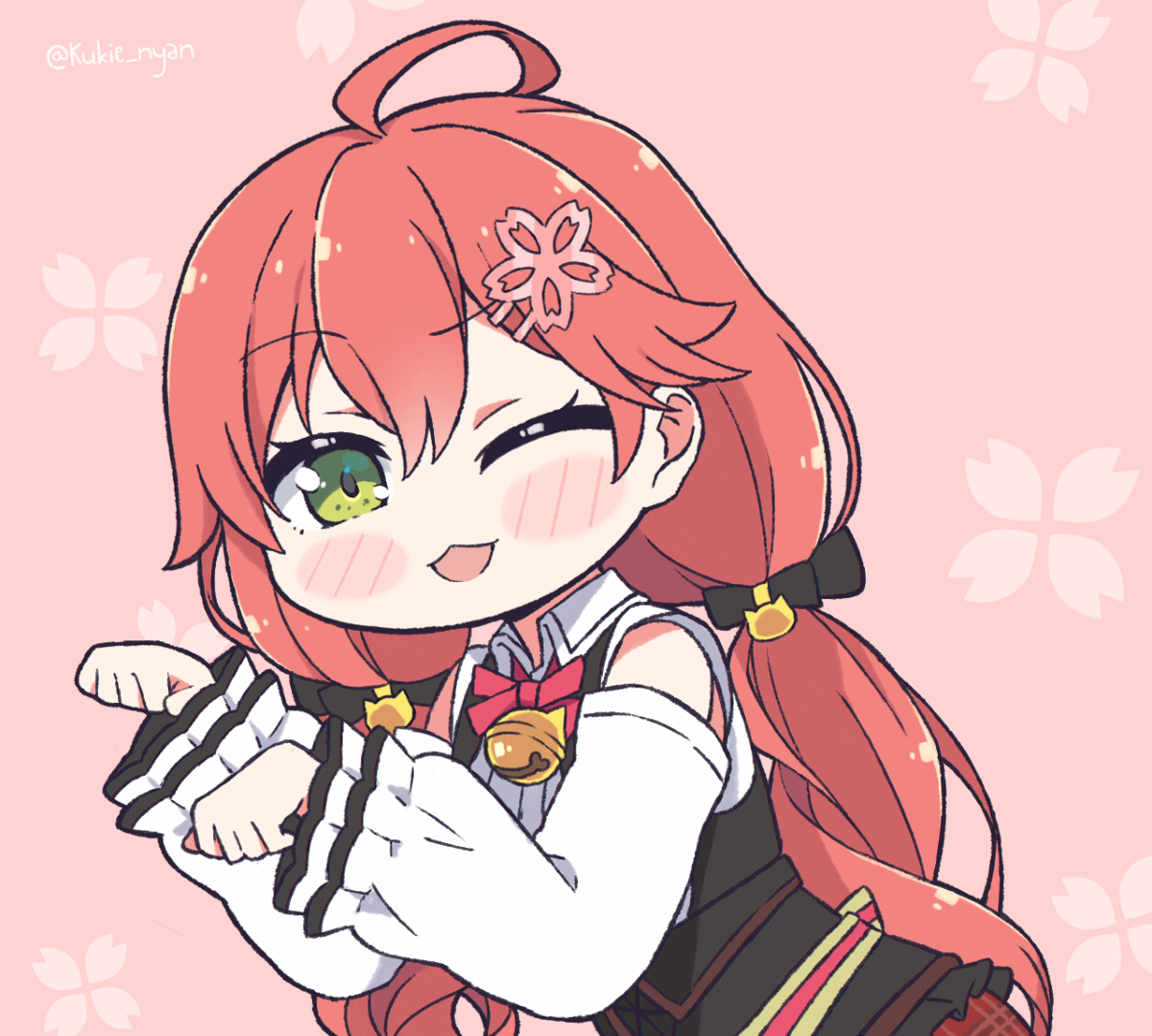 This is a pixiv picture whose title is Miko Fashion.