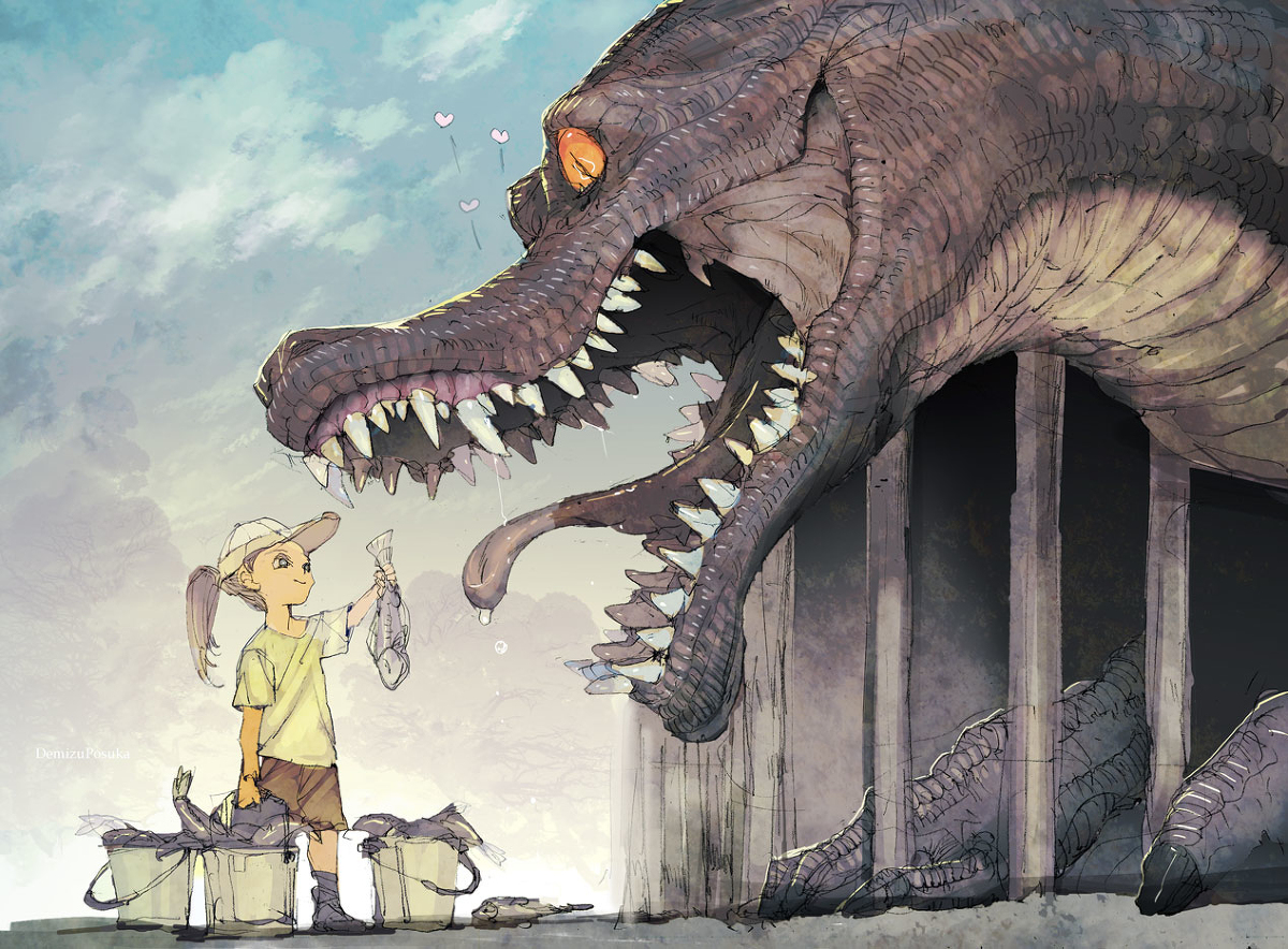 This is a pixiv picture whose title is おやつだよ～.