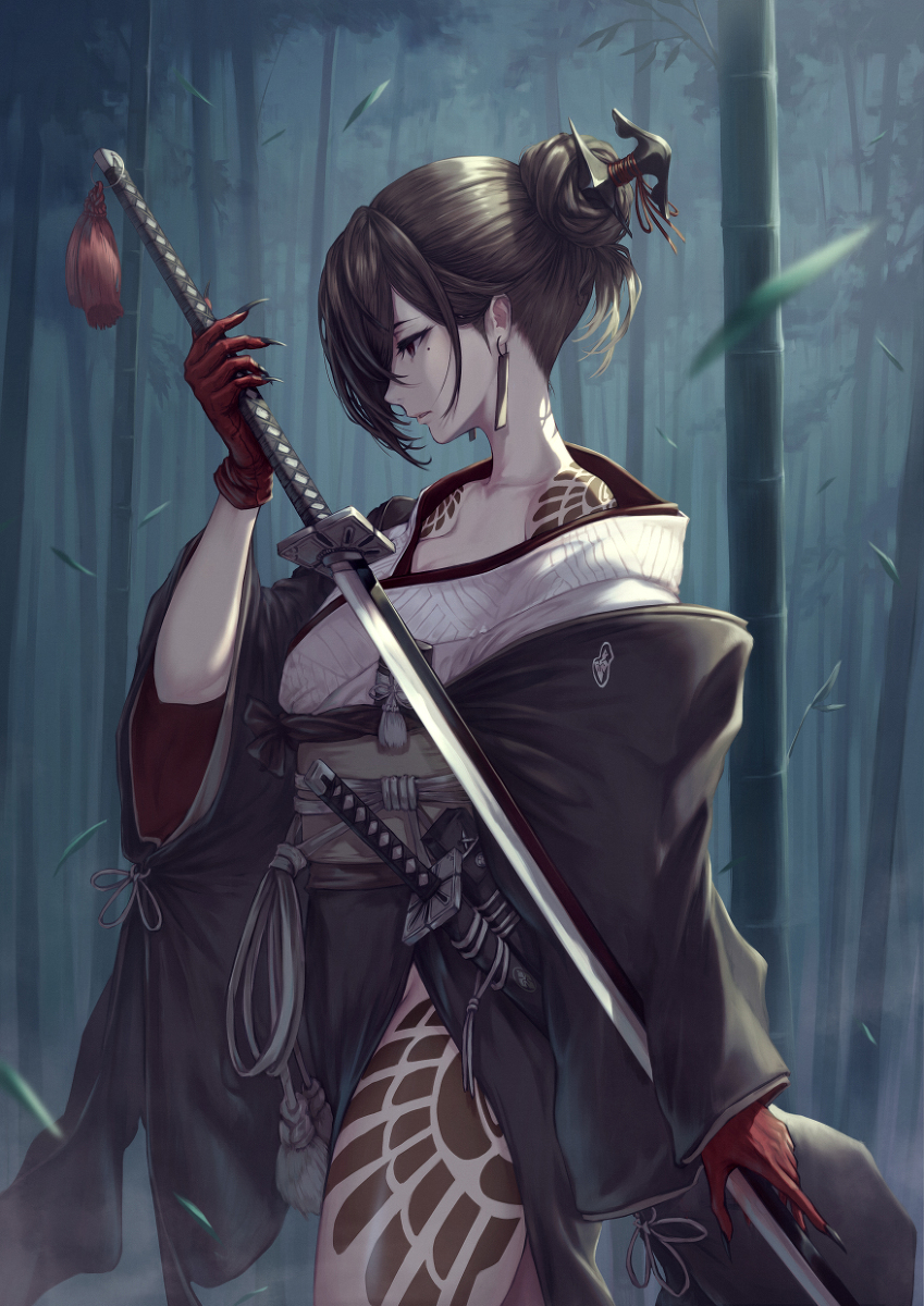 This is a pixiv picture whose title is アケハ.