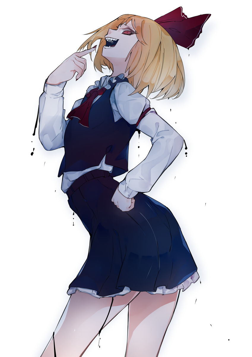 This is a pixiv picture whose title is ルーミア.