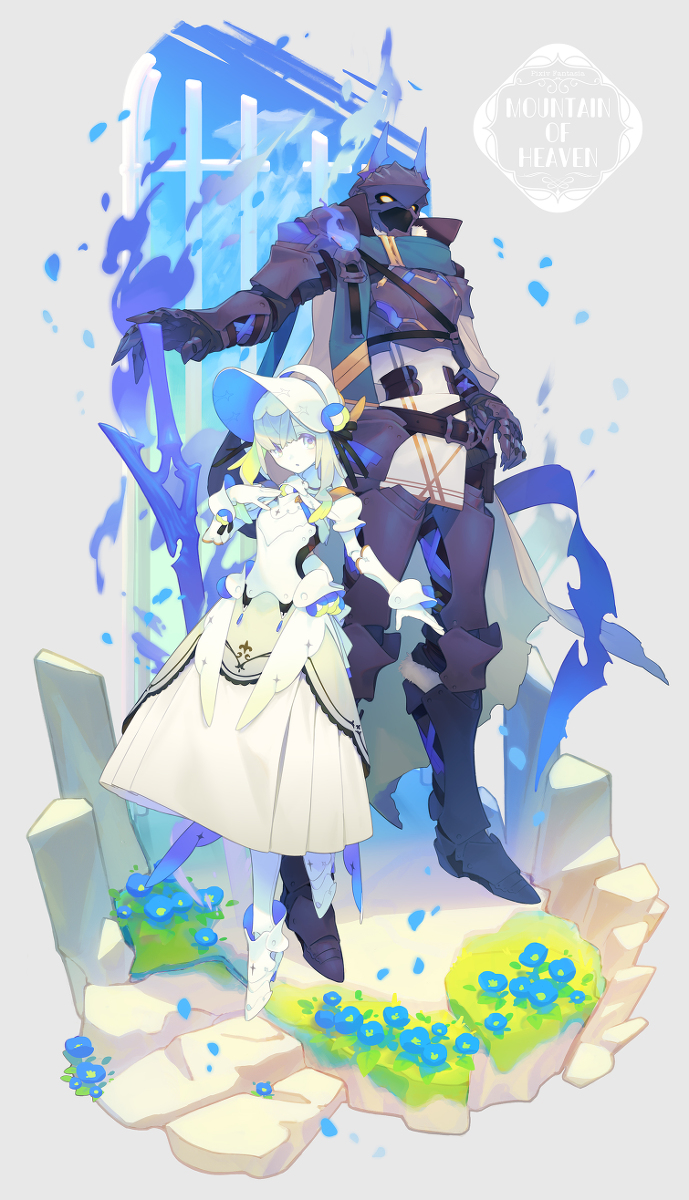 This is a pixiv picture whose title is 【PFMOH】コトリとシャッテベアト.