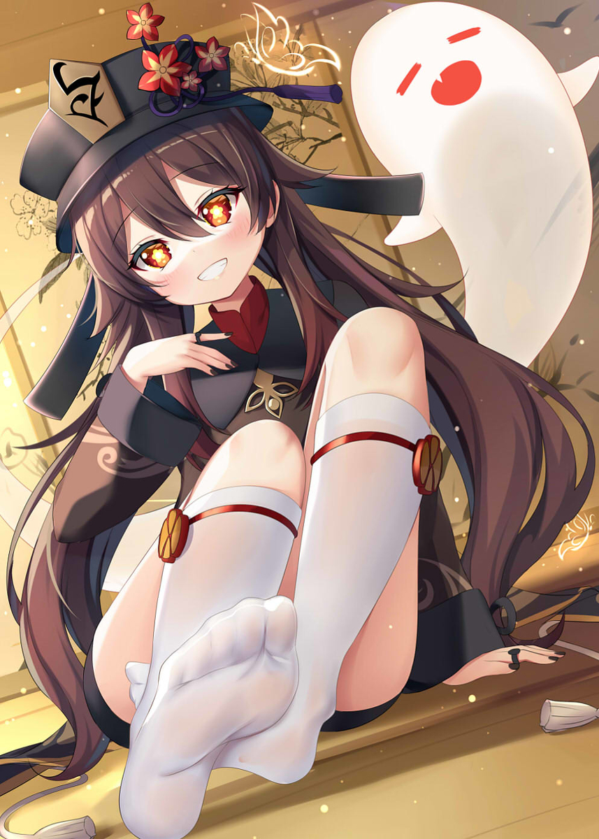 This is a pixiv picture whose title is (CM) hutao.