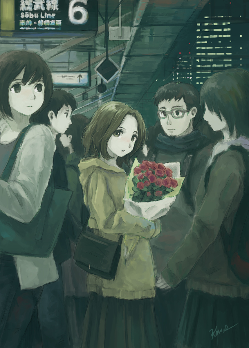 This is a pixiv picture whose title is 別離の季節.
