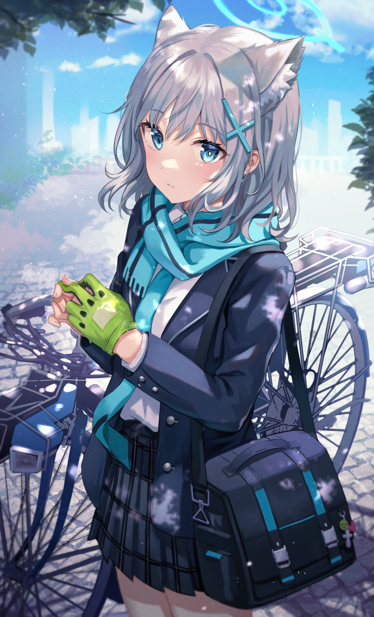 This is a pixiv picture whose title is シロコ.