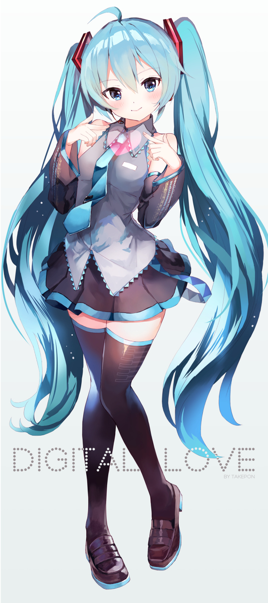 This is a pixiv picture whose title is digital love.