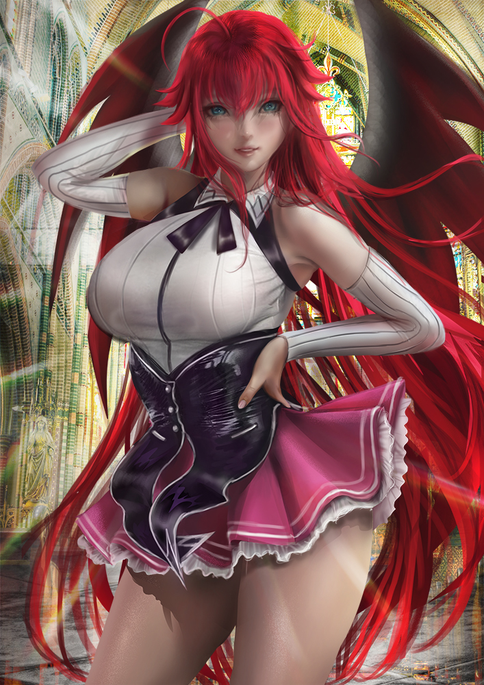 This is a pixiv picture whose title is Rias Gremory.