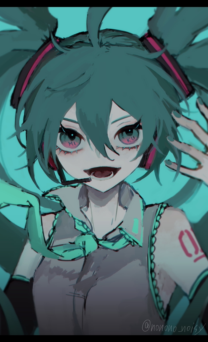 This is a pixiv picture whose title is ミクの日.