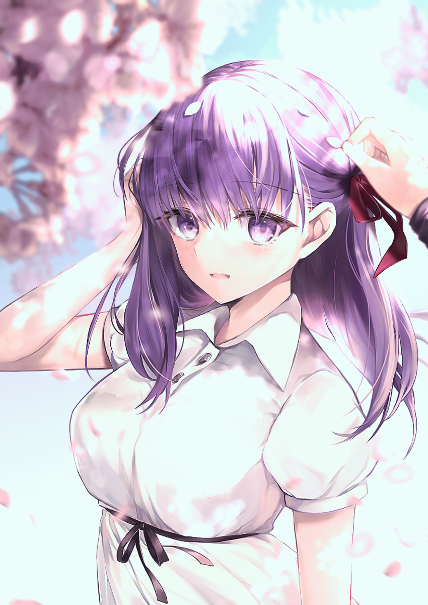 This is a pixiv picture whose title is 桜.