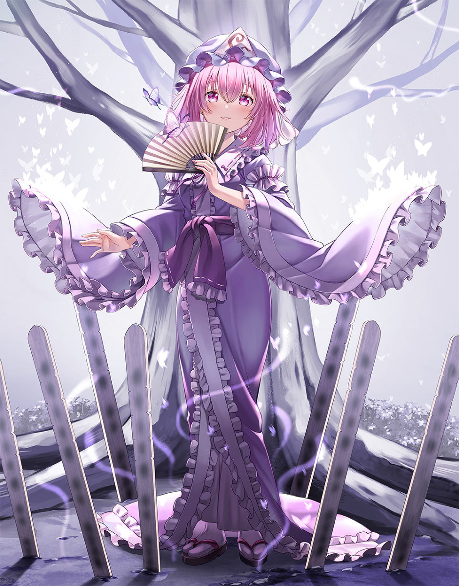 This is a pixiv picture whose title is 幽冥楼閣の亡霊少女.