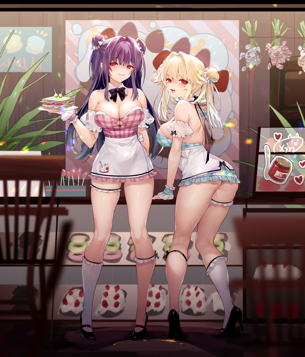 This is a pixiv picture whose title is moehimeカフェへようこそ.